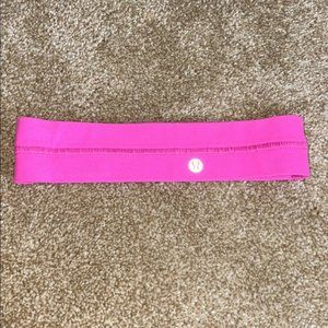 Lululemon head and hot pink